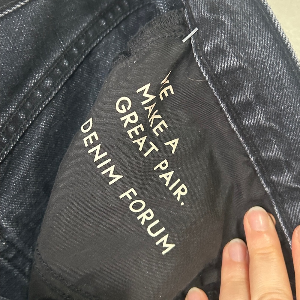 Denim Black Women's Shorts - Picture 8 of 9